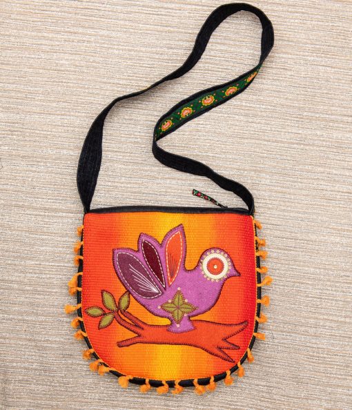 Festival bag "Early Bird", ethnic embroidery bag, boho bag, hippie bag, crossbody bag