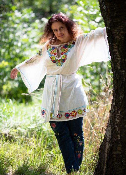 Embroidered boho dress, hippie dress, festival beaded tunic, ethnic dress, embroidered tunic, boho tunic, hippie tunic