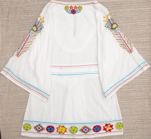 Embroidered boho dress, hippie dress, festival beaded tunic, ethnic dress, embroidered tunic, boho tunic, hippie tunic - Image 5