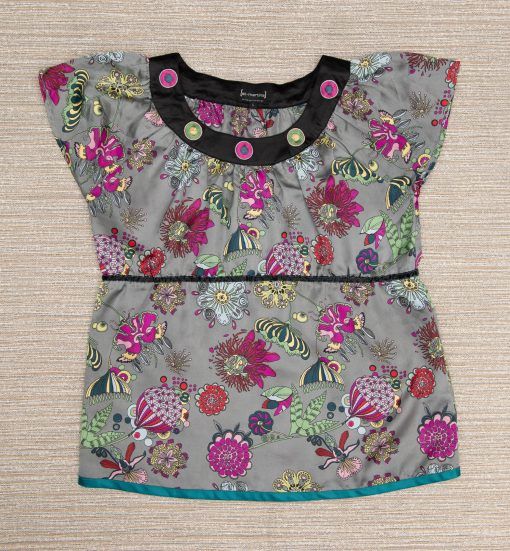 Boho floral blouse, bohemian blouse - Image 4