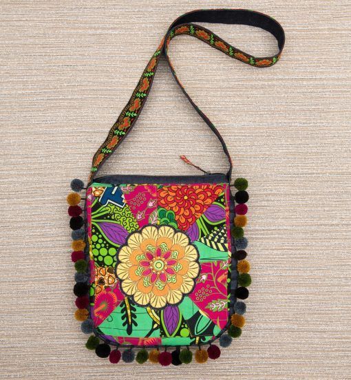 Embroidered boho bag "Kaleidoscope Dream"